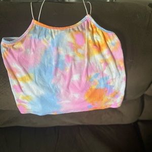 Tie-dye crop top